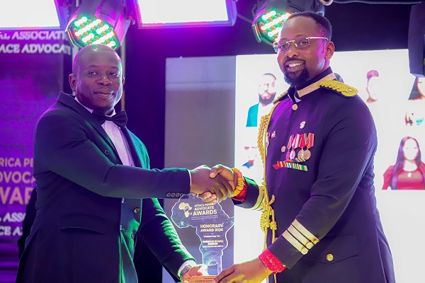 EYE360 SECURITY CEO, MR. HARRISON BOADU BARNOH HONORED AT AFRICA PEACE ADVOCATE AWARDS- 2024