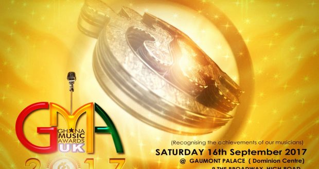 Ghana Music Awards UK 2017 nominations released