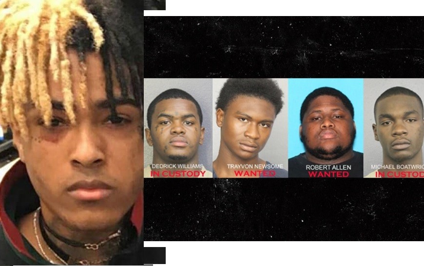 Grand Jury indicts 4 Men in XXXTentacion Murder